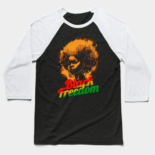 Juneteenth Celebrating Black Freedom 1865 Baseball T-Shirt